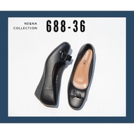 รองเท้าเเฟชั่นผู้หญิงเเบบคัชชูส้นเตี้ย No. 688-36 NE&NA Collection Shoes
