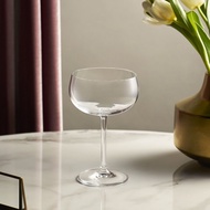 (Set Of 6) Lucaris Rims Coupe High Quality Lead Free Crystal Clear Cocktail Juice Soda Stem Glass, 3