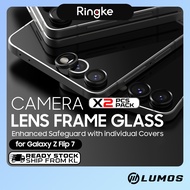 Ringke Camera Lens Frame Glass【2Pcs】for Samsung Galaxy Z Flip 7 Camera Lens Tempered Glass Camera Pr