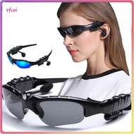 Alat Dengar Sukan Wayarles Mudah Alih Cermin Mata Hitam Bluetooth V4 untuk Android dan Apple LQ9Q U0