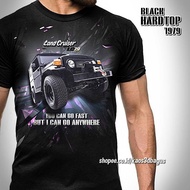T-shirt Toyota Hardtop Land Cruiser Fj40 Car Black Hardtop Community T-shirt