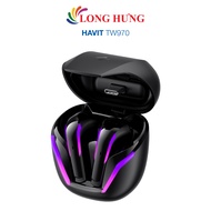 Tai nghe Bluetooth True Wireless Havit TW970 - Hàng chính hãng - Thiết kế nhỏ gọn 2 Mic Khử ồn ENC c