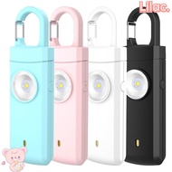 LILAC Personal Alarm Safety Keychain, 130dB ABS Emergency LED Torch Keyring, Panic Security Portable
