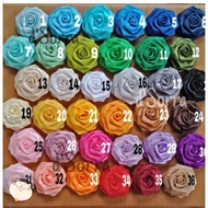 Flower bouquet ribbon flower satin UK 5cm ribbon ribbon satin