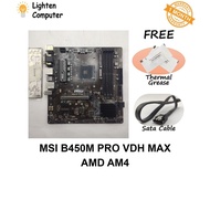 【USED】 MSI B450M PRO VDH MAX Motherboard | B450 | Socket AM4 | AMD Ryzen 1st, 2nd and 3rd Gen | mATX