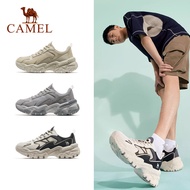 CAMEL sports shoes for men and women, breathable casual shoes, height-enhancing thick-soled dad shoe