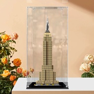 Acrylic display box Transparent case storage box FOR Lego 21046 Building Empire State Building