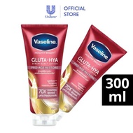 Vaseline Gluta-Hya Serum Burst Body Lotion Pro-Age Restore 300Ml With Collagen 9Ee