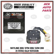 RECTIFIER & REGULATOR - DEMAK - SKYLINE 200 (5 WIRE)/ DTM 200/ DZM 200 (5 WIRE) - OLD VERSION (NK)