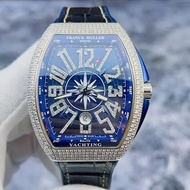 Franck MULLER Frank MULLER V45 Series Stainless Steel Material Rear Diamond Gypsophila Blue Yacht Automatic Mechanical Men's Watch