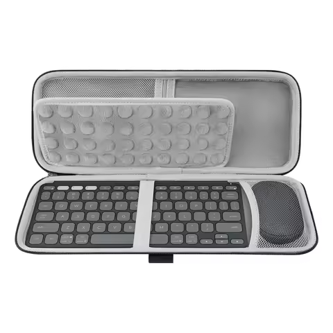 Geekria Keyboard Carrying Case, Compatible with Logitech Keys-to-GO 2 Combo Keyboard Case