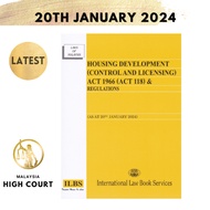 Housing Development (Control and Licensing) Act 1966 (Act 118) & Regulations [As At 20th January 202
