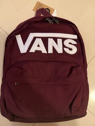 Vans 酒紅色背包