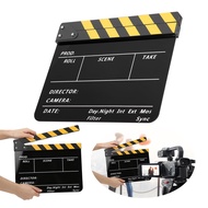 brightgo-my Oumij1 Clapperboard Director Board Film 30x25cm Movie Clappers and Television Photograph
