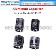 [1pcs] 63V 400V 420V 450V 100uF 180uF 220uF 330uF 390uF 470uF 560uF 680uF 820uF 1000uF D30xL45 D25xL
