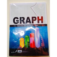 A4 Graph Paper 2 Sided 70gsm 48Sheets (2mm square)