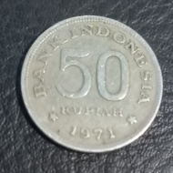 uang logam 50 rupiah 1971