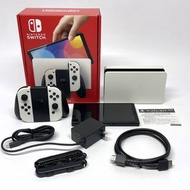 任天堂Switch遊戲機 OLED 白色 HEG-S-KAAAA 已測試，功能正常 ※二手