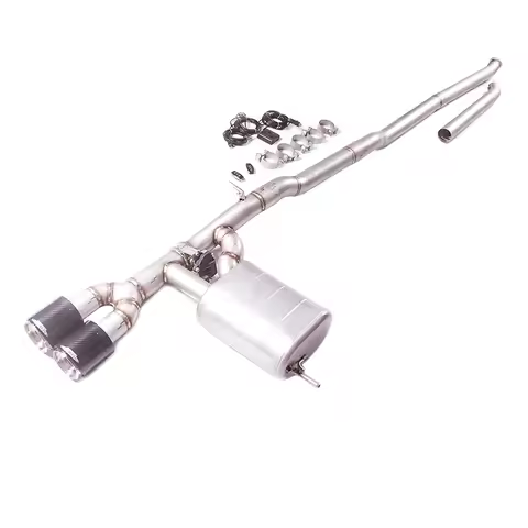 GFC catback exhaust muffler for 2014 BMW MiNi JCW Cooper S R56 2.0T Car electric valve exhaust syste