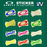 OAKLEY Sticker Fluorescent Reflective Helmet Sticker Oakley Visor Pelekat Reflective Sticker Potong 