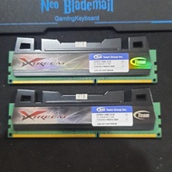 Ram 4gb 2x2gb ddr3 1600mhz Pc 12800 TEAM Xtreem Bekas