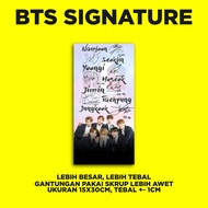 BTS Signature Poster BTS Army Signature