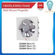 KDK Wall Exhaust Fan | 8" / 10" / 12" | 20AQM8 / 25AQM7 / 30AQM8 (20AQM,25AQM,30AQM,Kipas Ekzos,排气扇,