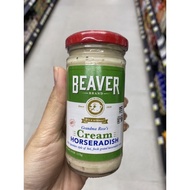 Cream Horseradish Sauce ( Beaver Brand ) 113 G. ซอสสำหรับจิ้ม เนื้อย่าง ( ตรา เบเวอร์ ) ครีม ฮอสเรดิช ซอส