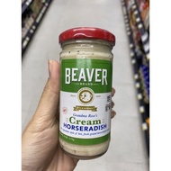 Cream Horseradish Sauce ( Beaver Brand ) 113 G. ซอสสำหรับจิ้ม เนื้อย่าง ( ตรา เบเวอร์ ) ครีม ฮอสเรดิช ซอส