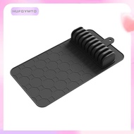 [hufgymtd] Classic Silicone Knives Storage Mat Multifunctional Drawer Organizer Rack for Folding Kni