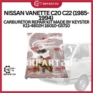 NISSAN VANETTE C20 C22 (1985-1994) CARBURETOR REPAIR KIT MADE BY KEYSTER K11-4802H 16010-G5710