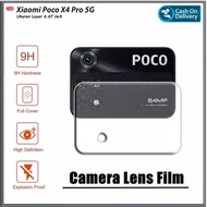 Riyanali_Shop Tempered Glass Back Camera Poco X4 Pro 5G, X4 GT 5G, X5 5G, M5S, C40,M4 Pro 4G, Poco M