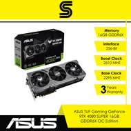 ASUS TUF Gaming GeForce RTX 4080 SUPER 16GB GDDR6X OC Edition