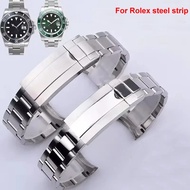 904L Solid stainless steel strap for Rolex Green Water Ghost Strap Submariner Daytona 20mm Watch str