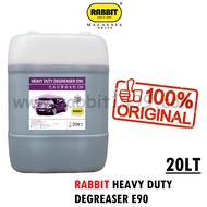 RABBIT HEAVY DUTY DEGREASER E90 - 20Lt - Super Engine Degreaser Chemical Pencuci Enjin Engine Degreaser / Engine Degreas