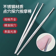 Acupuncture Probe Acupuncture Point Pen Stainless Steel Meridian Massage Needle Acupuncture Pen Ear 