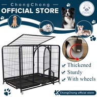 【Pet Cage For Large Dog】Dog Cage With Wheels Dog Cage With Poop Tray Cat Cage Dog Cage For large Dog