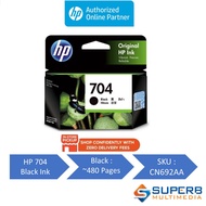 HP 704 Black CN692AA Original Ink Cartridge