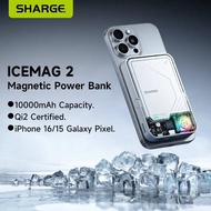 SHARGE ICEMAG2 Qi2 Magnetic Wireless Charging Battery Fast Charge 10000mAh Power Bank Magnetic Batte