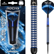 MISSION STEEL TIP DART - 22G/24G/26G/28G Josh Rock Black Blue 95% Tungsten Steel Darts (ARROW DART K