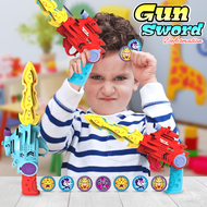 [AFive] Gun Sword Deformation 2 in 1 | Mainan Anak Laki Laki 3 Tahun | Mainan Anak Cowok 5 Tahun | Terbaru