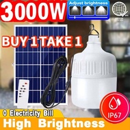 Solar Light Outdoor Waterproof Solar Bulb Light Solar Light Indoor Light with Panel