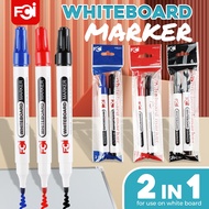 FCI Whiteboard 2 in 1 Versatile Marker Fine and Bold Smooth Ink Erasable Marker School & office use