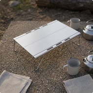 Quick Setup Mini Foldable Camp Table Stable Compact Aluminum Camp Table Waterproof for Backpackers