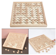 Wooden Hundred Board/1 To 100 Numbers/ 1-100 counting/Montessori Kids Math Learning