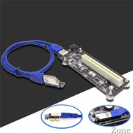 ZONG PCI-E to DUAL PCI Adapter Card Support WINXP WIN7 WIN8 WIN10 WIN11 Plastic