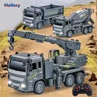 [Hellery] 1:32 RC Engineering Truck RC Engineering Vehicle Toy Preschool Learning 6WD Electric RC Tr
