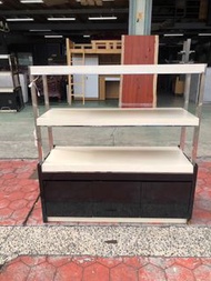 【二手倉庫-崇德店】二手家具☆三層展示櫃☆麵包展示櫃 包包展示櫃 服飾店展示櫃 產品櫃 商品櫃 中島櫃 陳列架 麵包櫃