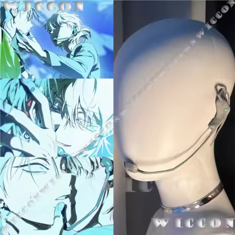 Till Luka R7 Blink Gone Anime Alien Stage Cosplay Prop Headset Earphone Mic Model item Halloween Ido