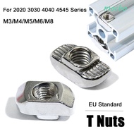 MOCHO Thread T Nut Multi Size T-Slot Carbon Steel M3-M8 For 2020 3030 4040 4545 Series Aluminum Prof
